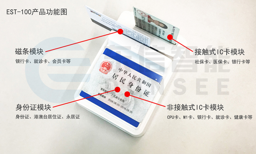 東信EST-100身份證社?？ㄗx卡器